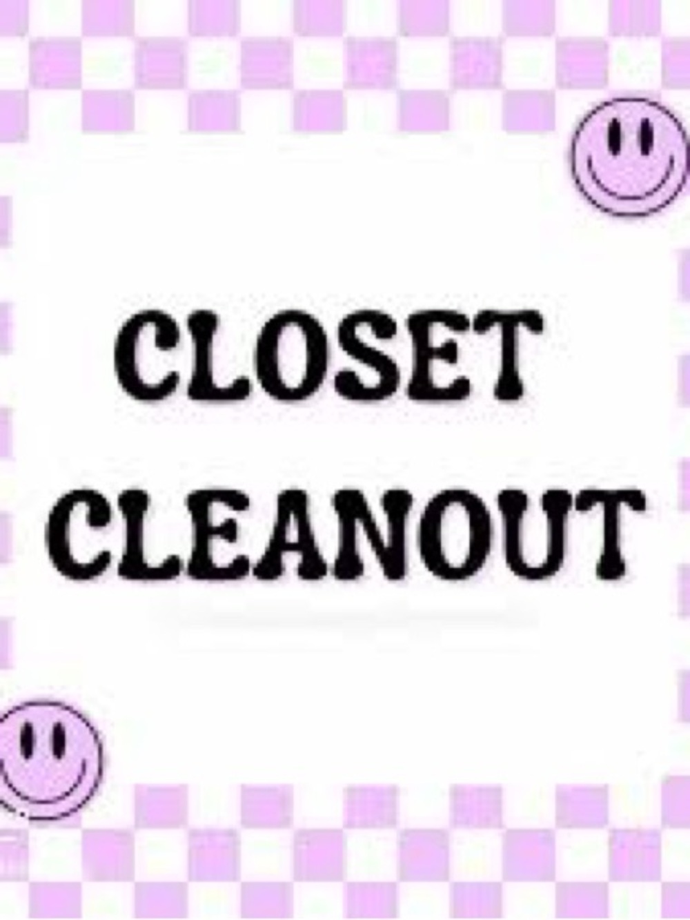 Closet clear out day - if interested in an item, let me know